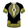 Męskie tshirty afrykańskie dashiki druk tshirt menwomen etniczny vintage folkCustom Ubrania 2023 Letnie pary swobodne topy graficzne z krótkim rękawem 230206