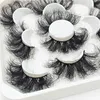 5 pairs 25mm natural 3D false eyelashes fake lashes makeup kit Mink Lashes extension maquiagem Eyes 9D-02