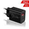 Chargeur PD 12W 5V 2A EU US UK tête de charge standard adaptateur type-c PD USB charge charge de voyage à domicile