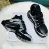 Shoes Paris Archlight Sneakers Block Genuine Arched Sole Mesh Black Breathable Bow Designer Platform