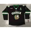 VipceoMit Mens 9 Jonathan Toews Dakota Hockey Jersey 100% sömnad broderi Fighting Sioux Dakota College Hockey Jerseys Black White Green