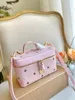 Pink Sugao Women Mini Cosmetic Bag axel crossbody tygväskor lyxig hög kvalitet stor kapacitet handväska mode makeup väska shoppi217a