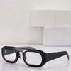 新しいユニークなメンズレディースサングラスSPR01Wファッション人気の透明レンズレディサングラス屋外ドライビングオリジナルボックス