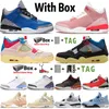 Met Doos factory_footwear Jumpman 4 Basketbalschoenen Heren Dames 4s Sail Guava Noir Shimmer 3 3s Varsity Royal Rust Pink Dark Iris Mokka Heren Trainers Sport Sneakers