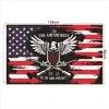 New America Flags Emendamento 90x150cm Police 2nd Trump Flag Shipping Banner USA Gadsden Flag Elezione DHL Presidential US Flag 665 D3