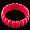 2022 Nya Howlite Stone Armband f￶r kvinnor Strand Chain Charm Red Bangle Fashion Trend Hand smycken BK302