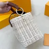 Designer bags capuchins lady tote rattan handbag shoulder leather vegetable basket luxury bag size 25x18cm