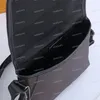 The Single Shoulder Bag Luxury Laptop Bag Designer Briefcase Fashion Printed Grid Men's And Women's Handbag Business Information Package M45557