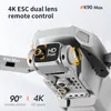 Mini 5G WiFi Verici K90 Max Drone Lazer Engel Kaçınma Taşınabilir GPS 4K Çift Kamera Katlanabilir Işık SHO 2220