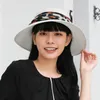 Wide Brim Hats Summer Straw Hat For Women Leopard Ribbon Bucket Lady Floppy Panama Cap Foldable Fashion Outdoor Travel Beach Sun HatWide Wen