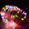 Guirlande lumineuse solaire extérieure 5/10/20M LED Tube String étanche fée vacances fête de noël jardin LightsLED StringsLED