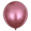 18 inç parti balon çocuk balon oyuncakları lateks krom metalik diy düğün doğum günü bebek duşu Noel kemer dekorasyon balon