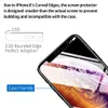Pacote com 3 protetores de tela Amazon 3 pacotes para iPhone 14 Plus 13 Mini 12 Pro Max 11 X Xs Xr 8 7 Plus 9H protetor de tela de vidro temperado anti-impressão digital