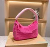 Summer mulheres bolsa e bolsas 2022 novas sacolas quadradas casuais de moda de alta qualidade, designers ombro de designers Messenger H0379