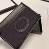 Kvinnor plånböcker kortinnehavare män kort kredit passhållare kvinna modekorthållare klassiska mönster fast färgkortshållare