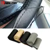 Braid On Steering Wheel Car Steering Cover With Needles And Discussion Synthetic Leather Diameter 38Cm Car Accessories J220808