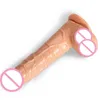 Nxy Dildos 20pcs Flesh Dildo Realistic with Suction Cup Sucker Big Artificial Penis for Women Female Masturbator Adult Sex Product Toys 220420
