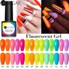 Nxy Nail Gel Gel 7 5 мл Neon Polish Лаки Флуоресцентные гибридные ногти для маникюра полуметражные впитанные в эксплуатацию эмаль УФ 0328