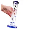 Royal Glass Bongs Hookah 9" HoneycombTurbine stright Water Pipes High Quality Bubbler Pipes Oil Rigs Heady Thick