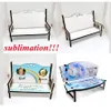 Sublimatie MDF Memorial Bench for Desk Decoration Gepersonaliseerd Glanzen Wit Blank Blank Hardboard Love Bench FY5421