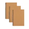 A5 Notepads Unlined Spiral Notebook Plain Journal Sketch Books for Drawing Office Supplies 100 Blank Pages 50 Sheets KDJK2208