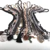 Colares pendentes por atacado preto 20pc mistura colorida de cor da moda boho jóias feitas à mão para mulheres colares boêmios