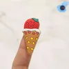 50pcs fascini torta ghiacciolo romanzo accessori gelato biscotto giardino scarpa decorazione per braccialetti bambini croc jibz