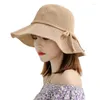 Wide Brim Hats Fashion Women Straw Hat Summer Sun Visor Holiday Cool Seaside Beach Tide HatsWide Wend22