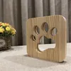 Nachtlichten houten licht hond holle lamp kinderen kamer decoratie warme tafel voor kinderen cadeau huis decoratie nacht lichtnacht