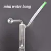 Poignée Stock Verre Brûleur À Huile Bong Narguilé Fumer Des Conduites D'eau Recycleur Cendrier Dab Rig Bongs avec Tuyau Le Moins Cher!