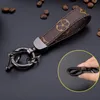 Luxury Designer Keychains Lovers Crafts Car Key Chain Handmade Leather Designers Keyrings Men Women Bags Rings Buckle Pendant Car Accessories Gifts