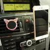 İç dekorasyonlar araba telefon sahibi evrensel elmas kristal manyetik emme otomatik gps navigasyon braketleri hava çıkış klipsleri aktarma