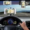 Универсальная панель инструментов автомобиль держатель телефона Easy Clip Mount Stand GPS дисплей кронштейн мобильный телефон Подставка для iPhone Samsung Xiaomi