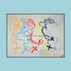 Colliers pendants pendentifs bijoux croix en plastique pour hommes femmes mode Jésus Rosaire Collier Rel Dhmx5