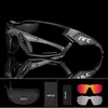 패션 안경 자전거 사이클링 선글라스 야외 산악 스포츠 photochromic 안경 도로 자전거 안경 남성 여성 고글 NRC 브랜드 3 렌즈