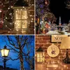 10 20m 30m LED Solar Lamp utomhussträngsljus Fairy Holiday Christmas Party Garland Garden Decor Waterproof 220429