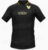 2023 Venezia ARAMU Maillots de football pour hommes 22 23 24 MANCHES LONGUES MAZZOCCHI TESSMAN HEYMANS FIORDILINO JOHNSEN PERETZ Accueil Noir Extérieur Pré-match