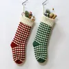 Personnalisé de haute qualité en tricot de Noël Sacs-cadeaux de bas Décorations de Noël en tricot Chaussette de Noël Grandes chaussettes décoratives FY2932