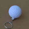 12pcs/bolsa personalizada Keychain Mini PVC Sport Carchain Ball Keyt Ring For Players Men Women Wallet Keyring