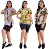 Summer Women Tracksuits Casual T-shirts and Shorts Women's Sport Suits