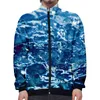 Water Wave Impression Sweatshirts Homme Femmes Runing Sport Coats Automne Hiver Jacket Casual Zipper Stand Collier