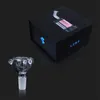 14mm Joint LED Plasma Hookahs Glow In The Dark Glass Bongs With Bowl Perc Dab Rig Black Oil Rigs Waterpipes Gift Box WP2234