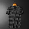 男性のためのポロシャツビジネススリムフィット半袖Tシャツ高品質の男性服夏ヴィンテージカジュアルトップ220524