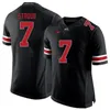 NCAA Ohio State Buckeyes College koszulki piłkarskie 1 Justin Fields 7 Dwayne Haskins Jr. CJ Stroud Jersey czarny czerwony szkarłatny męskie szyte koszule S-XXXL