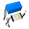 Batterie Lithium-ion pour vélo électrique, 72V, 40ah, 60V, 52V, 24ah, 36V, 15ah, 20ah, 48V, 3000W, 2000W, 1500W, 1000W, 500W, pour scooter électrique