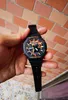 Hot New Design Watch #51 Transparente Color popular Moda impermeable Wallwatch Sport Deports Dual Display GMT LED digital Relogio Hombre Relogio Relogio