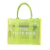 Tote Beach Borsa in gelatina in PVC di grande capacità impermeabile per donna Borsa alla moda Borsa a tracolla di marca firmata con tracolla