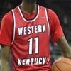 Wskt Custom College Basket Western Kentucky Hilltoppers Wku Maglie Dayvion McKnight Jairus Hamilton Camron Justice Josh Anderson Jaylen Butz