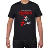 Freddie Queen Band Tshirt Mens Hip Hop Rock Hipster T 셔츠 캐주얼 Tshirts Glitter Rock Band Harajuku Top Tees 220520