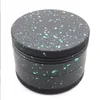 Starry Sky Colorful Grinders Dry Herb Tobacco Grinder Smoking Accessories 4 Layers Alluminum Alloy 63mm Diameter Dab Oil Rigs Wax Vaporizer GR351